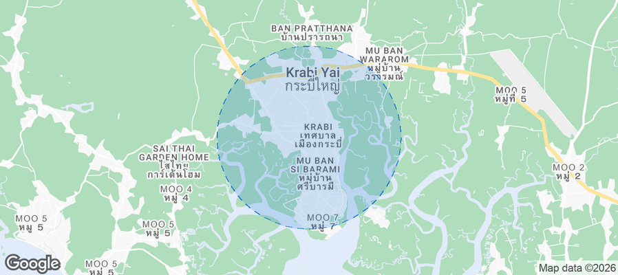 Pak Nam Airbnb map